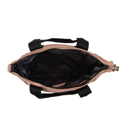 Cartera tote fiona grande rosa viejo