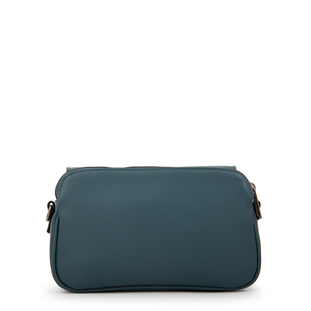 Cartera bandolera roma pequeña azul