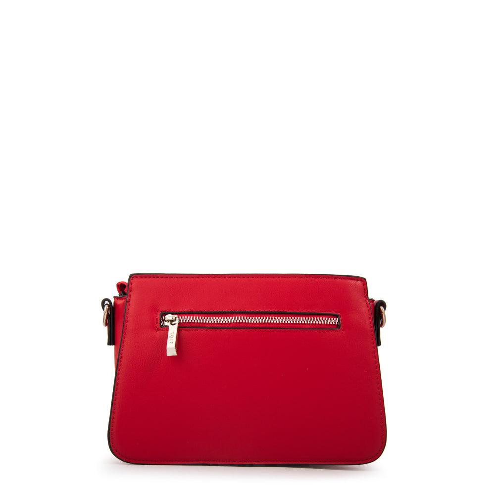 Cartera bandolera lucrecia pequeña rojo