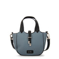Cartera tote boa pequeña denim