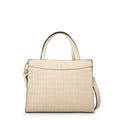 Cartera tote airi pequeña blanco crudo
