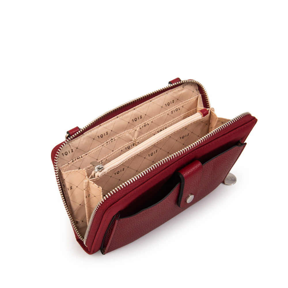 Cartera bandolera amaya pequeña rojo