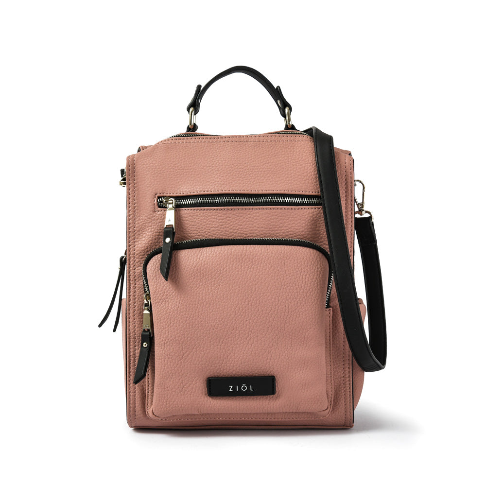 Mochila zuleika grande rosa viejo