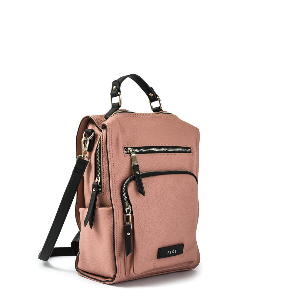 Mochila zuleika grande rosa viejo