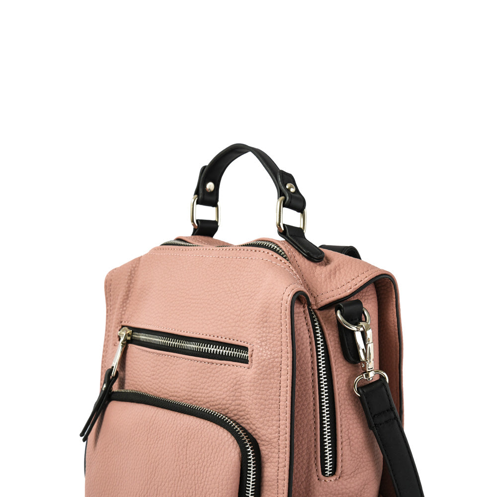 Mochila zuleika grande rosa viejo