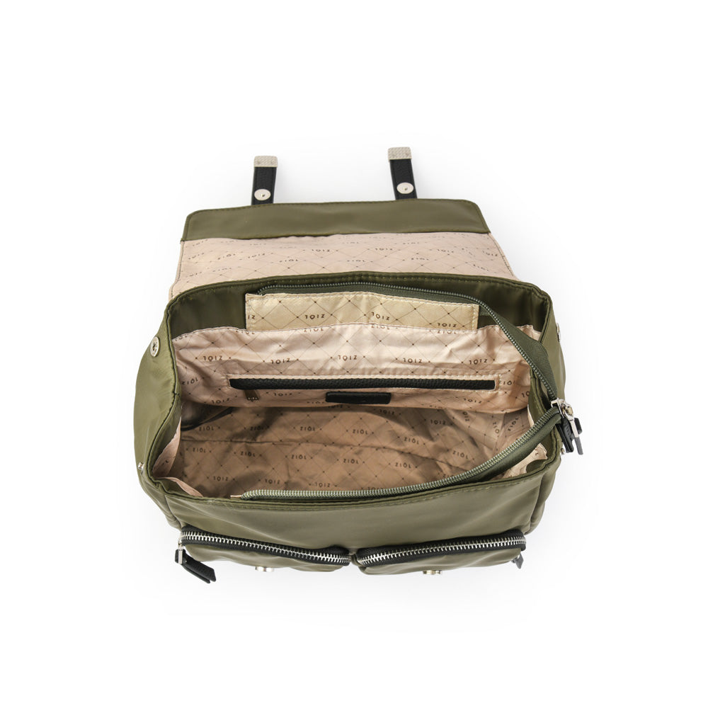 Mochila con tapa erzurum mediano verde oliva