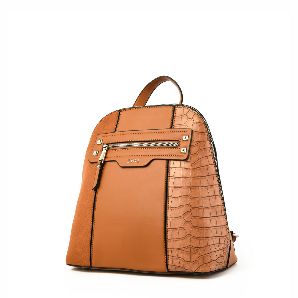 Mochila époque grande camel