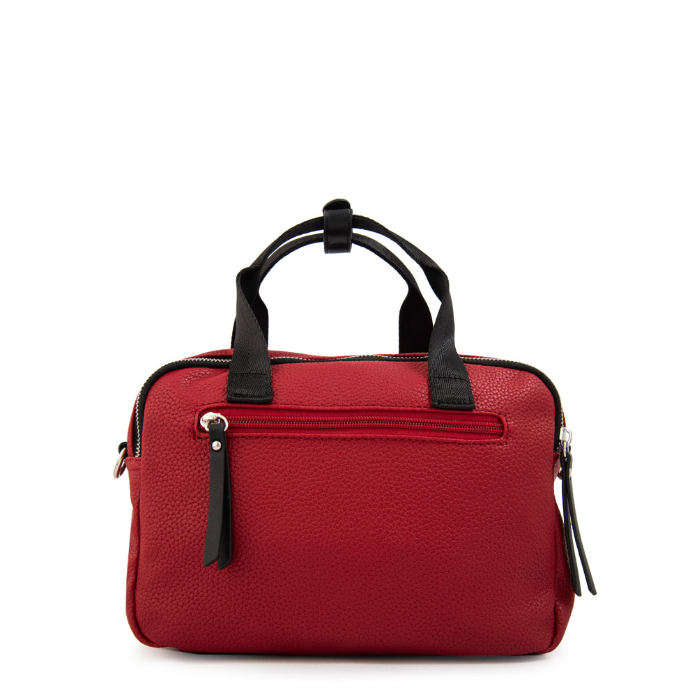 Cartera bandolera dorina mediana rojo