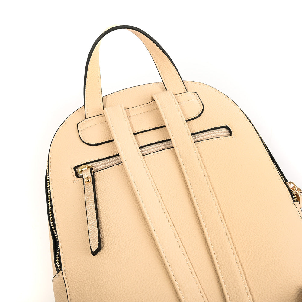 Mochila lourd mediana beige