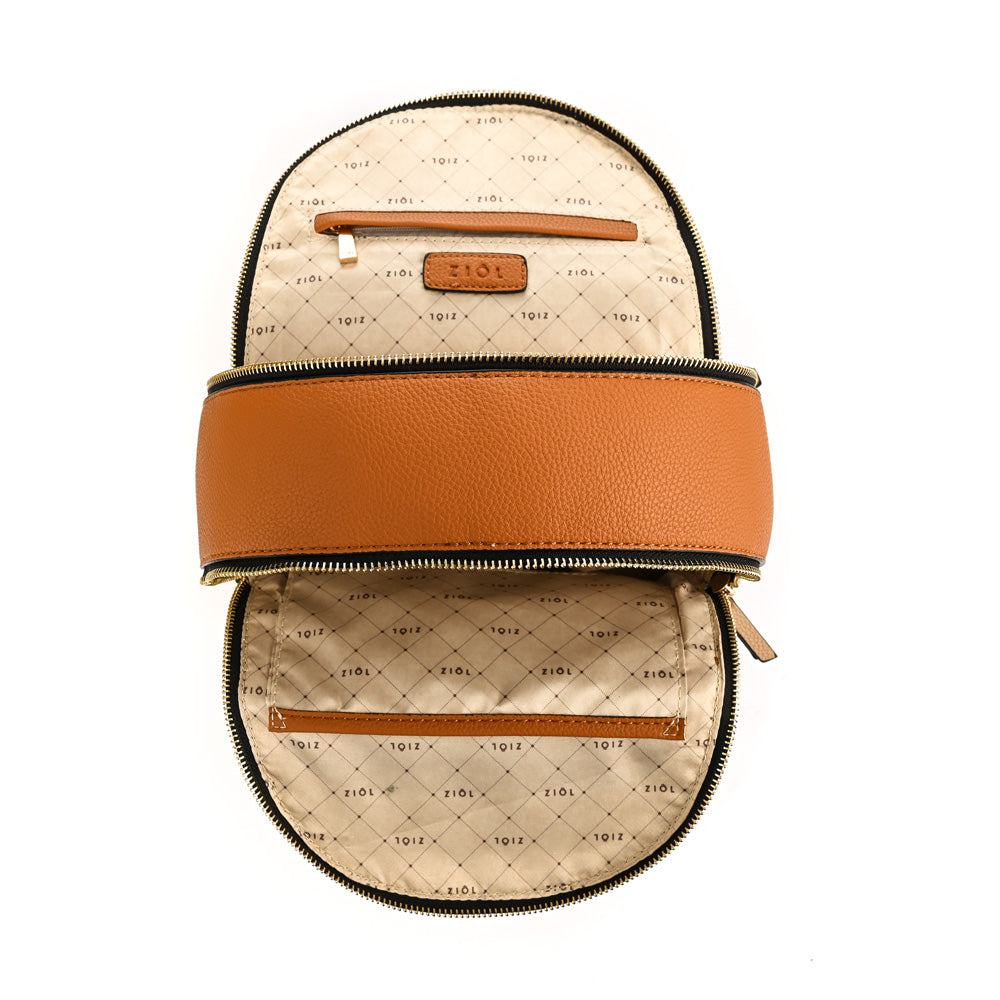 Mochila lourd mediana café
