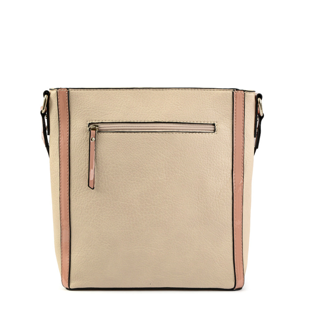 Bandolera  Mediana Clara Beige