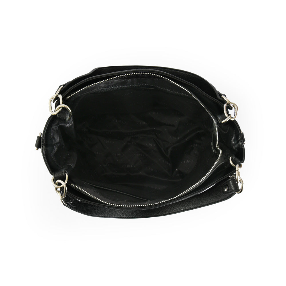 Cartera tote fedora mediana negro