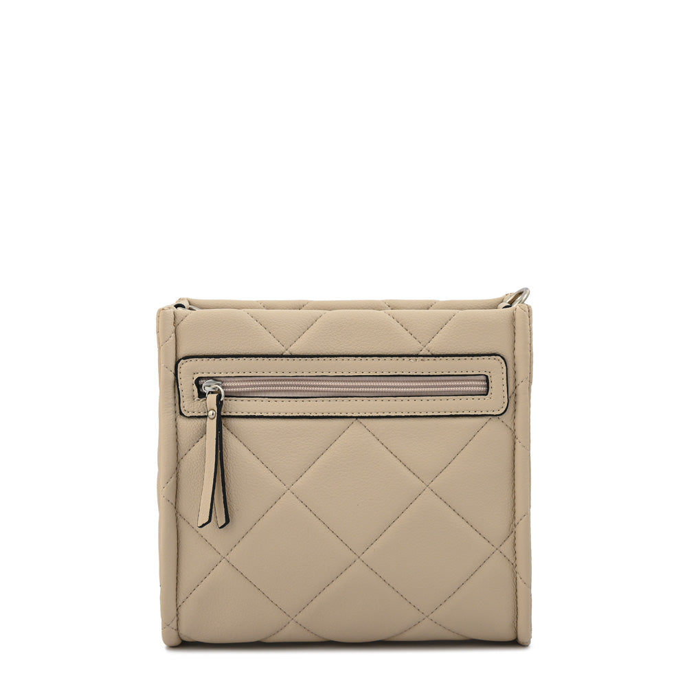 Cartera bandolera fiora mediana beige