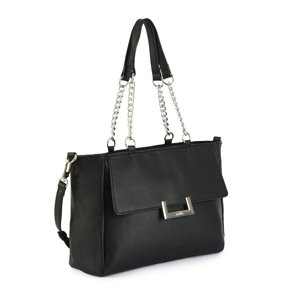 Cartera tote lucca mediana negro