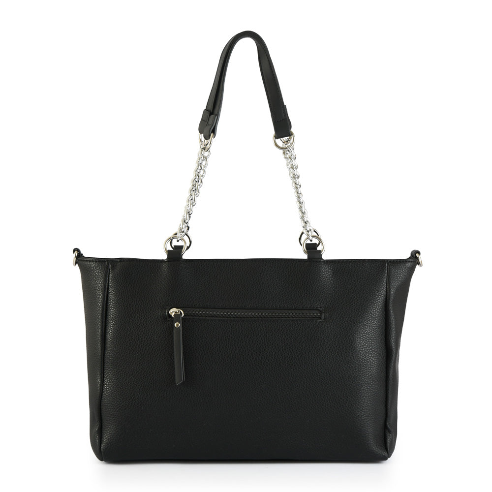 Cartera tote lucca mediana negro