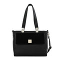 Cartera tote tres divisiones jelena mediana negro especial