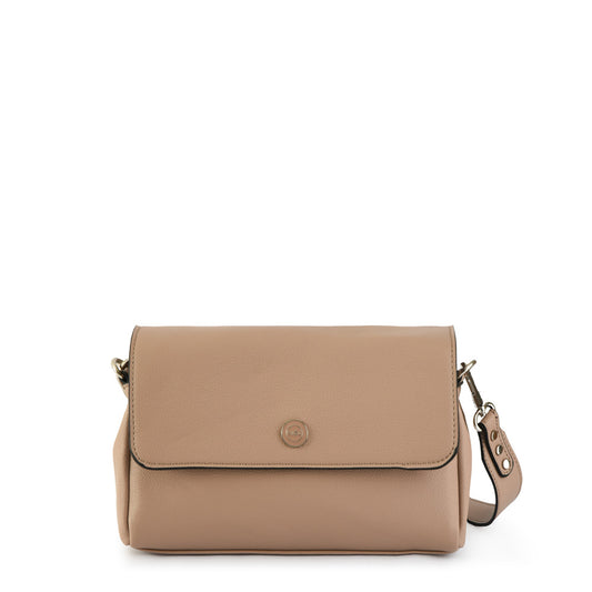 Cartera bandolera mediana jaidy taupe