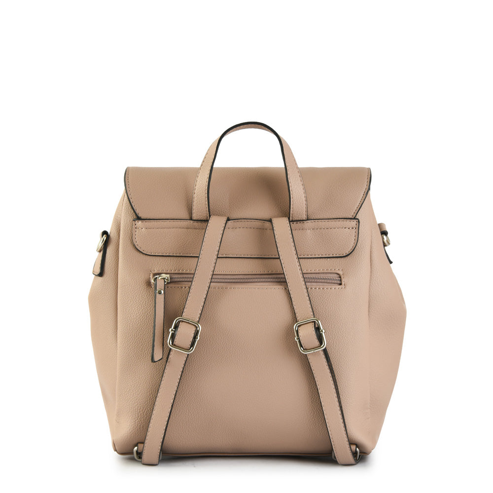 Mochila jaidy mediana taupe