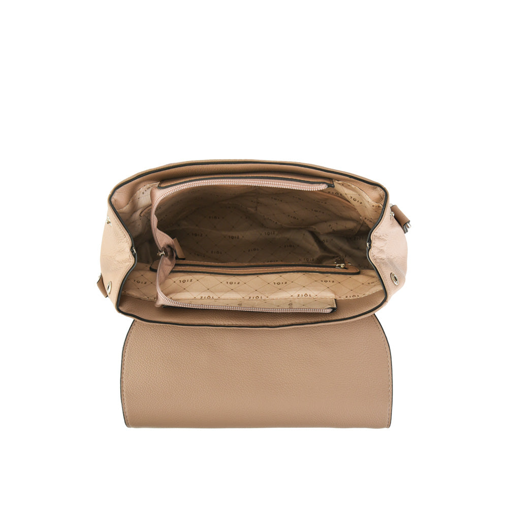 Mochila jaidy mediana taupe