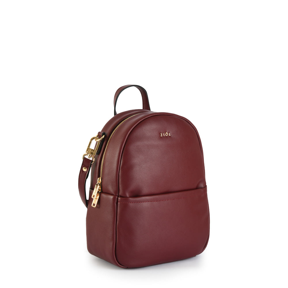 Mochila ginny mediana burdeo