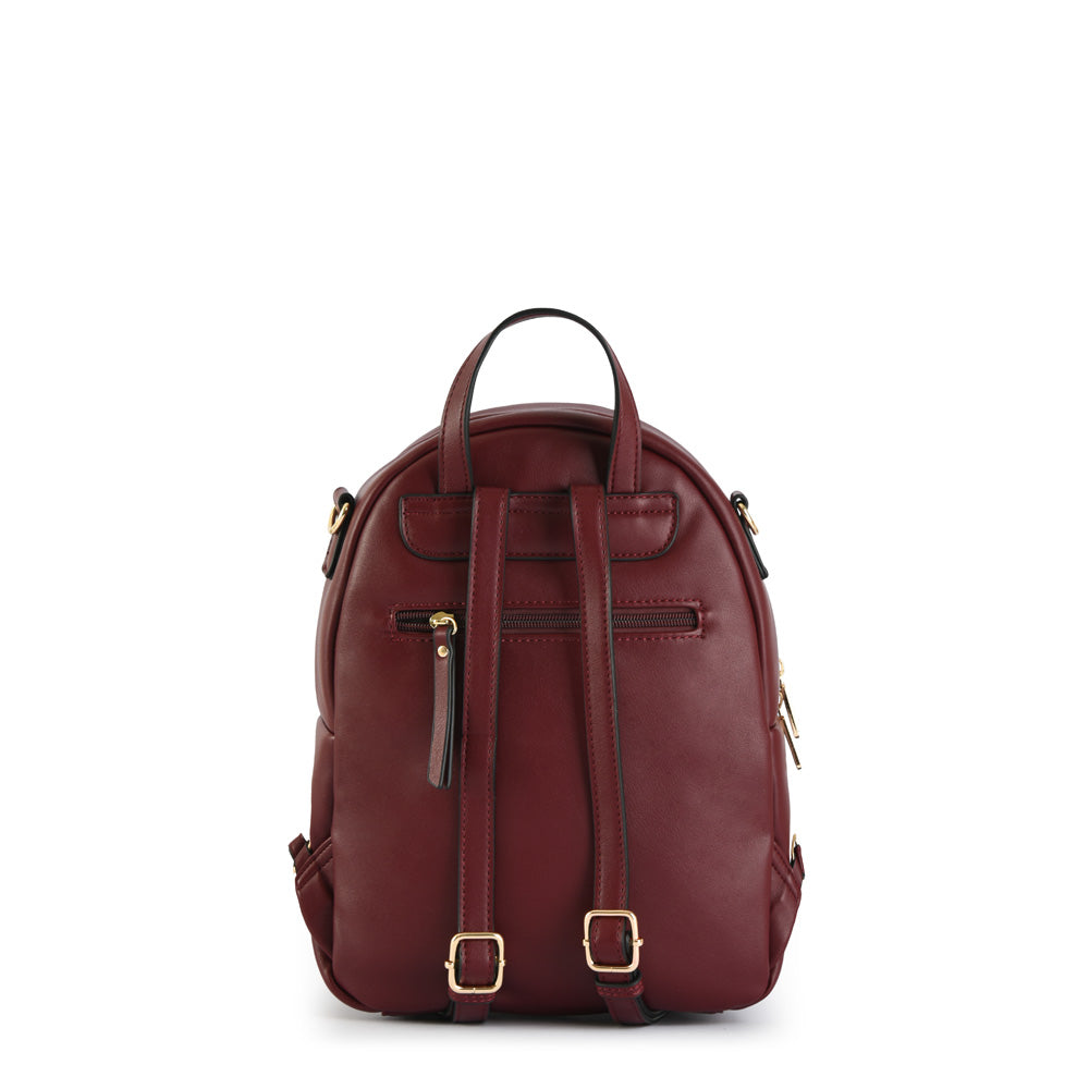 Mochila ginny mediana burdeo