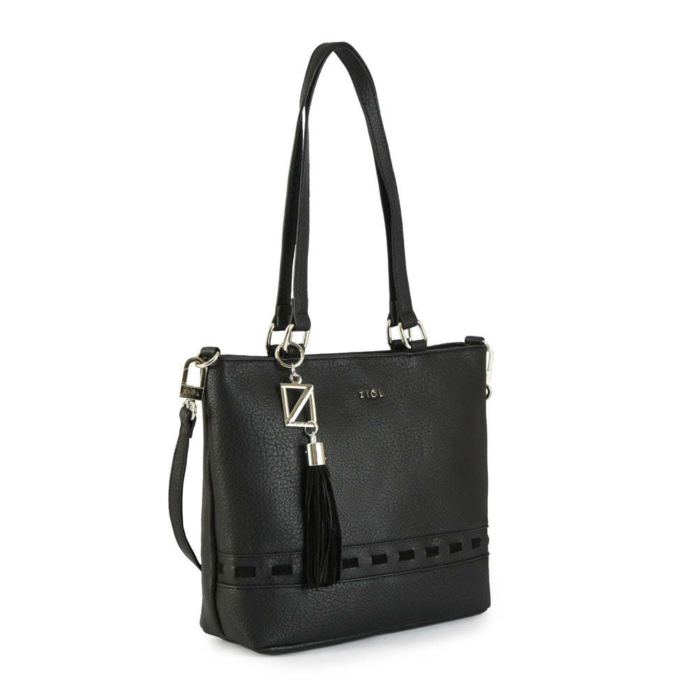 Cartera tote kristal mediana negro