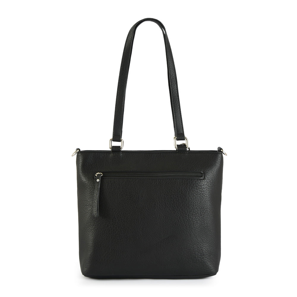 Cartera tote kristal mediana negro