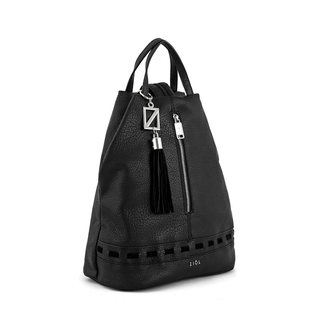 Mochila kristal mediana negro