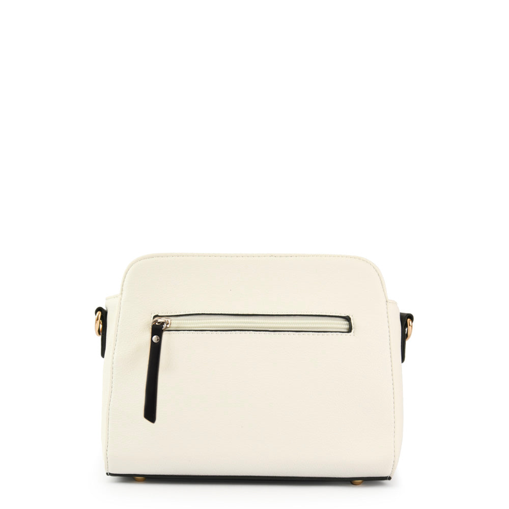 Cartera Bandolera bismarin pequeña blanco