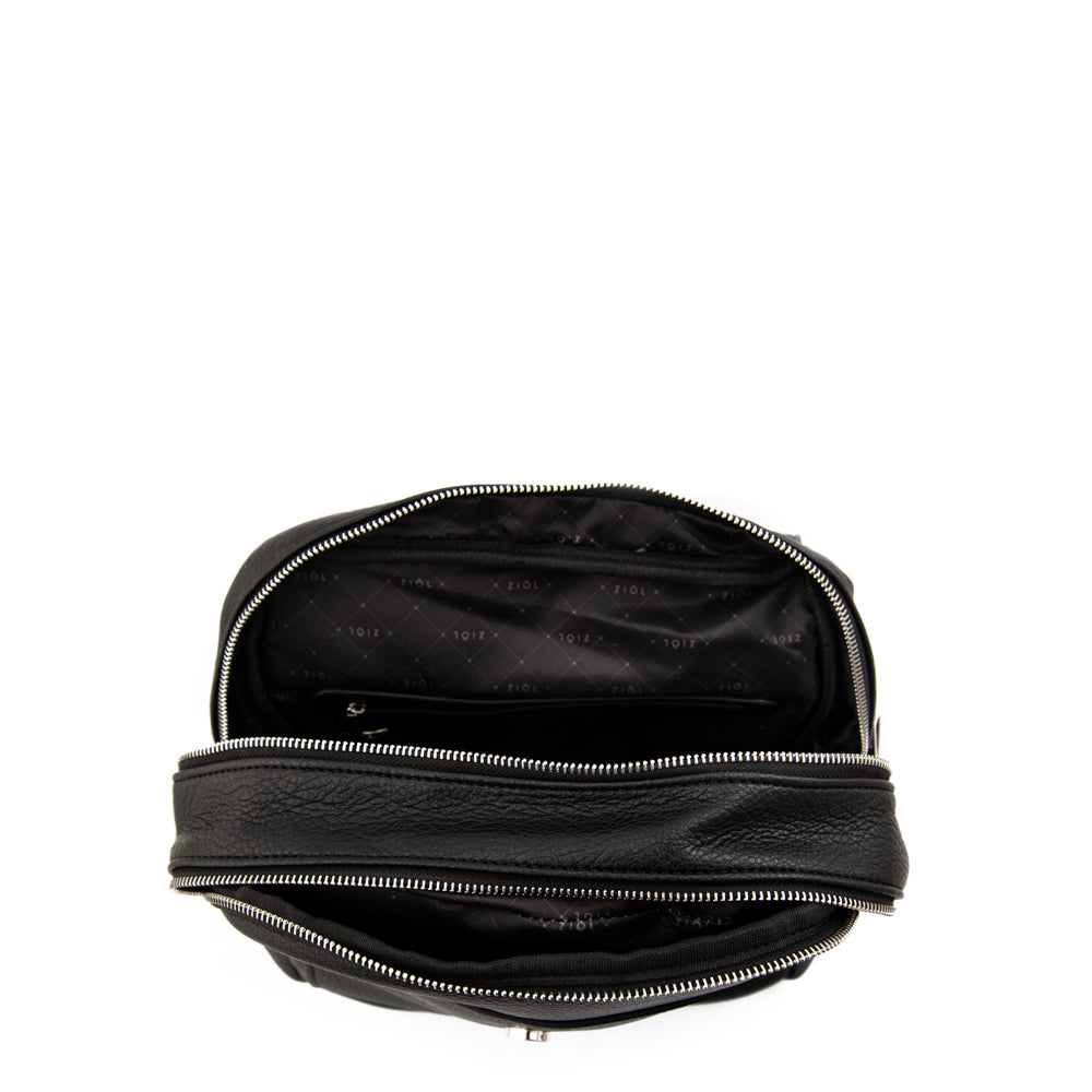 Mochila con tapa althea mediana negro