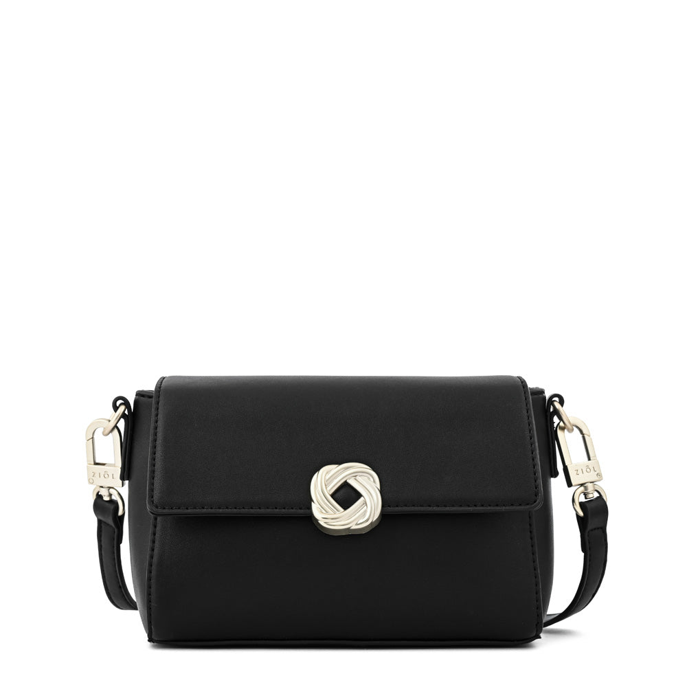 Cartera bandolera con tapa agata pequeña