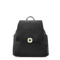 Mochila con tapa agata mediana negro especial