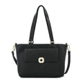 Cartera tote agata mediana negro