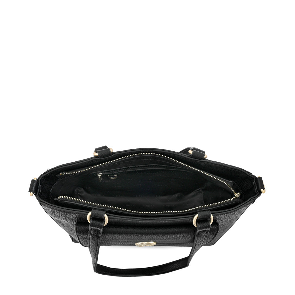 Cartera tote agata mediana negro