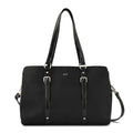 Cartera tote porta notebook dominica grande negro