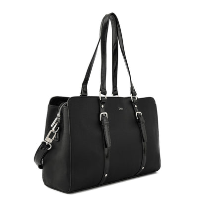 Cartera tote porta notebook grande dominica negro
