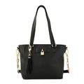 Cartera tote elaia mediana negro