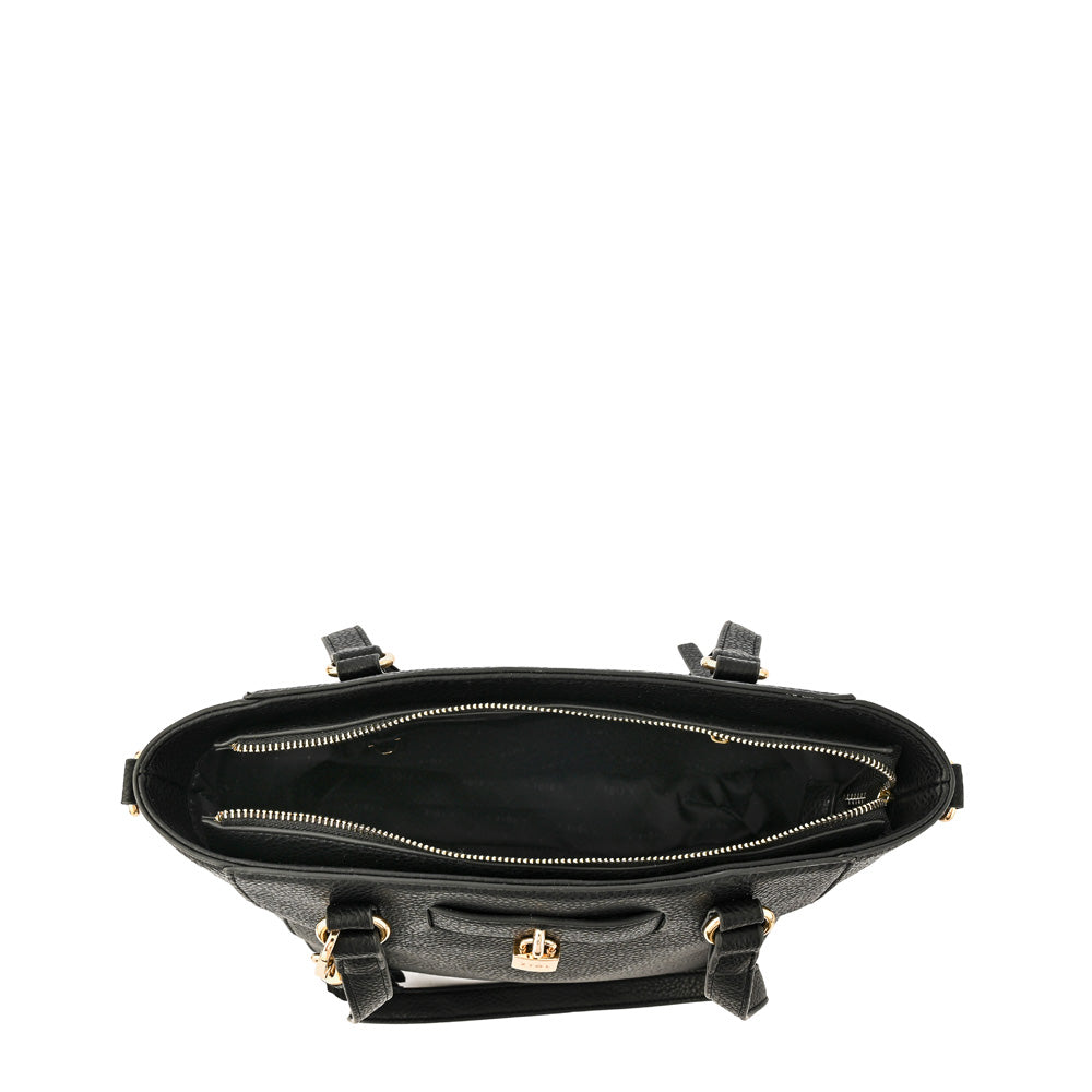 Cartera tote elaia mediana negro