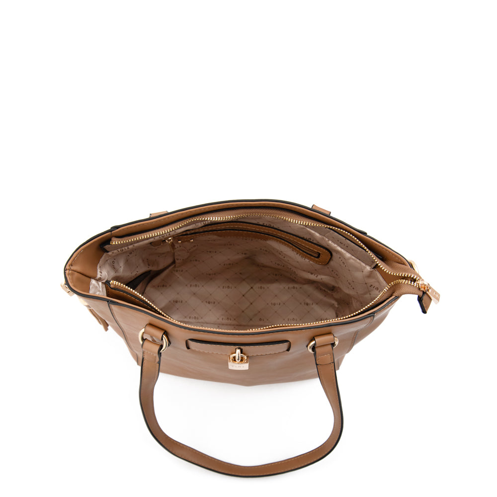 Cartera tote elaia mediana camel