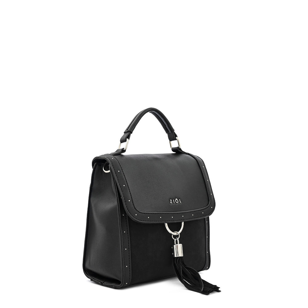 Mochila con tapa kira pequeña negro