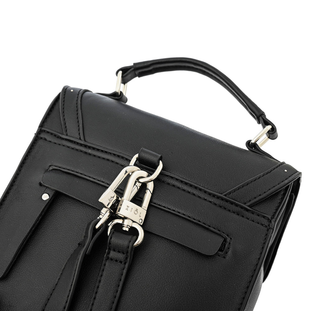 Mochila con tapa kira pequeña negro
