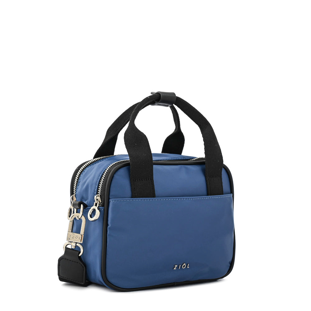 Cartera bandolera lucia pequeña azul