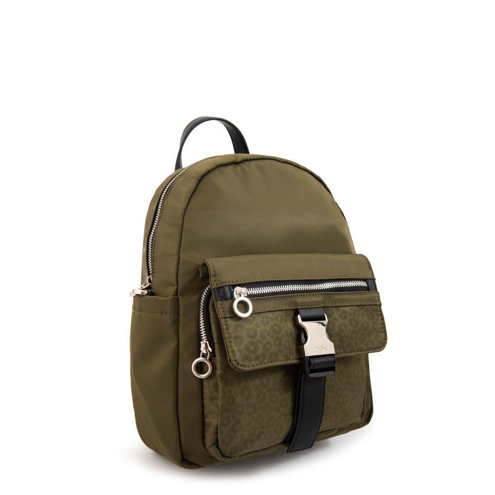 Mochila monica pequeña verde oliva