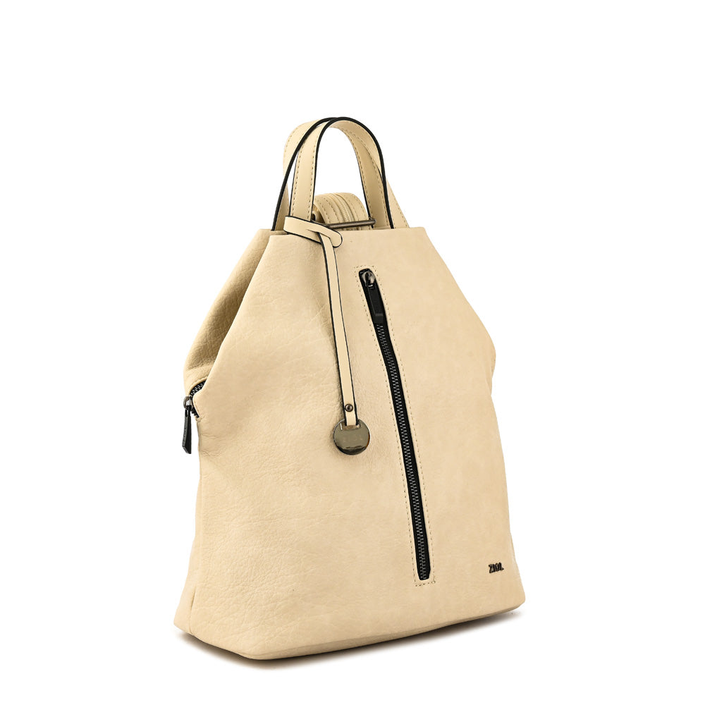 Mochila triana mediana blanco crudo