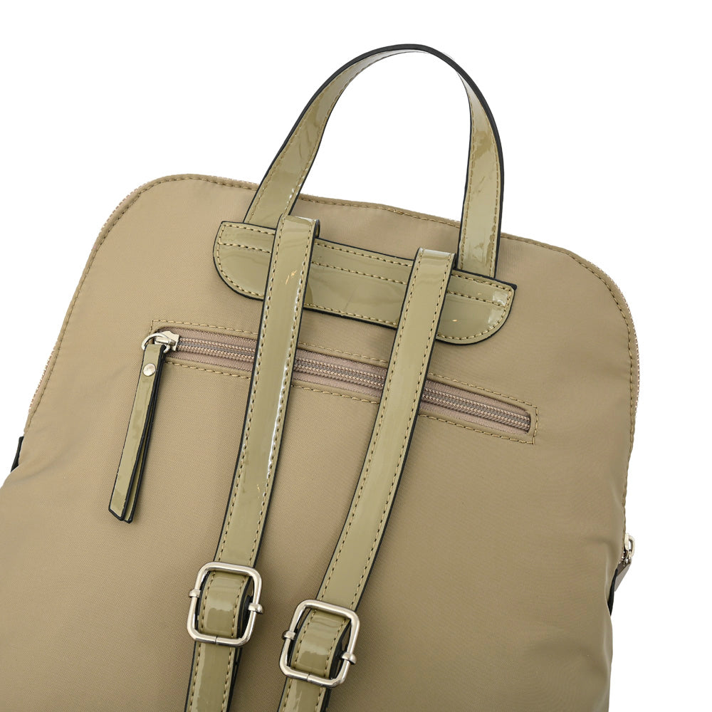 Mochila hailey mediana taupe
