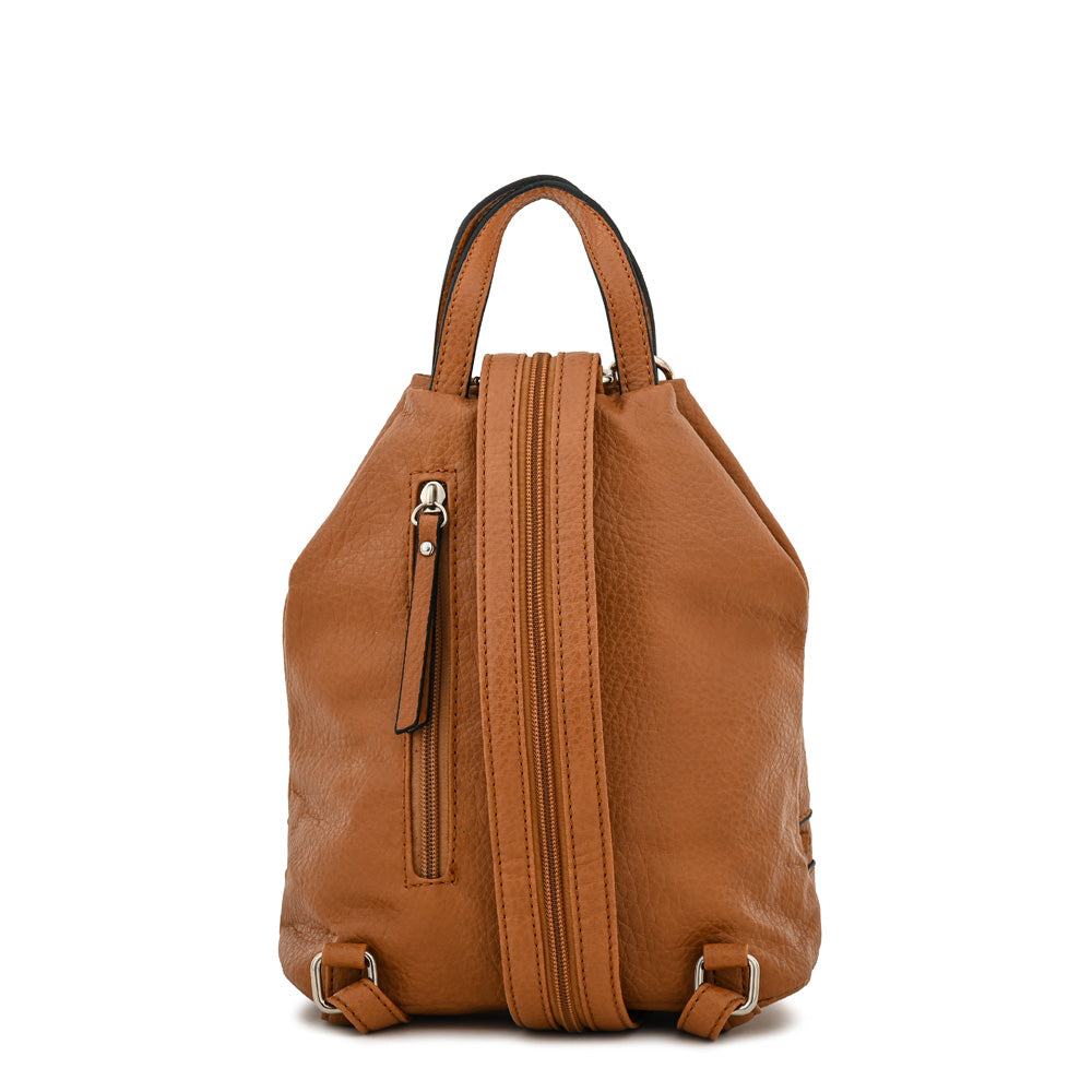Mochila kristal pequeña camel