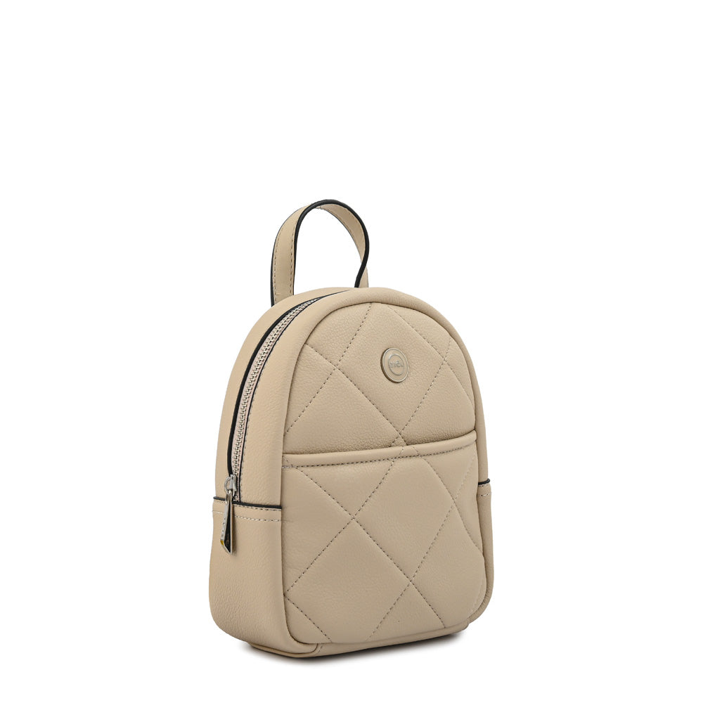 Mochila fiora pequeña beige