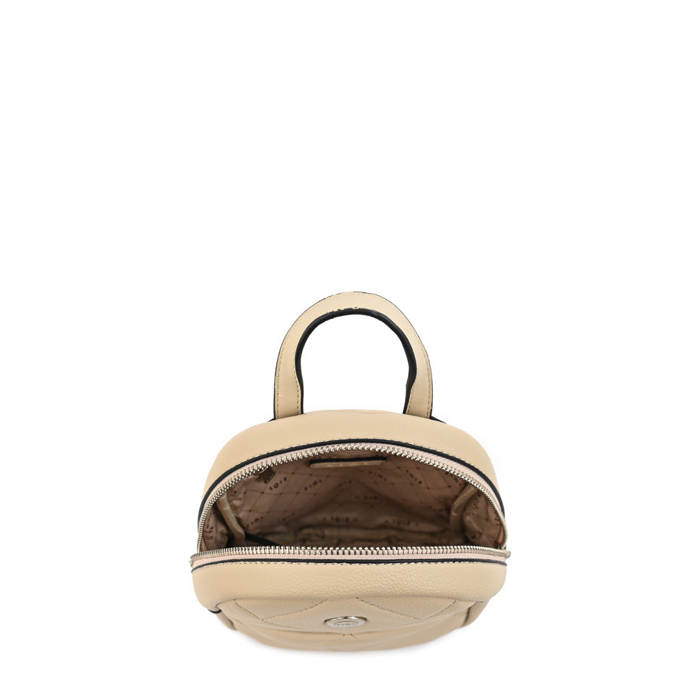 Mochila fiora pequeña beige