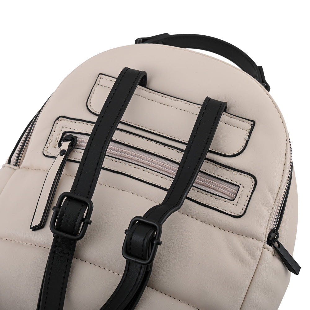Mochila sindra mediana blanco crudo