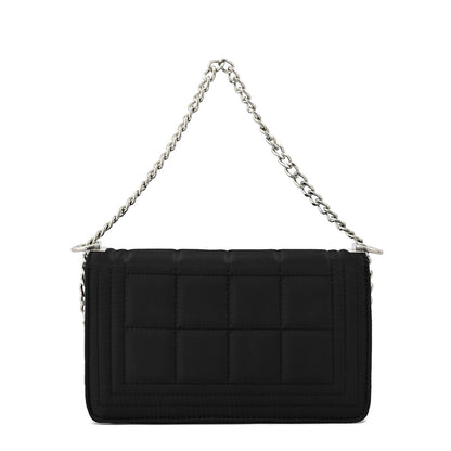 Cartera bandolera con tapa pequeña nay negro especial